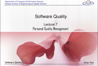 Research on software quality university