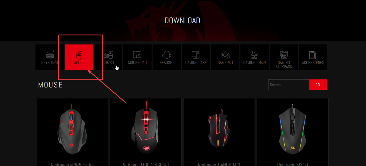 Redragon mouse software