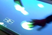 Touch screen interactive points writing multi software users details