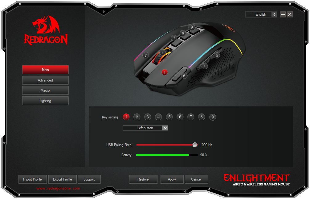 Redragon cobra m711 fps